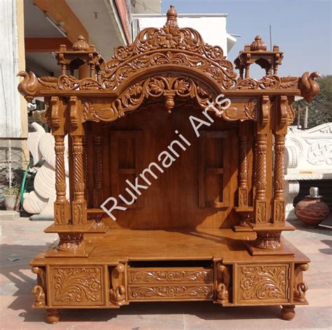 code  wooden carved teakwood temple mandir furniture