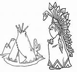 Coloring Native American Pages Indian Kids Thanksgiving Printable Indians Print Printables Even Check Choose Board Comments Central sketch template