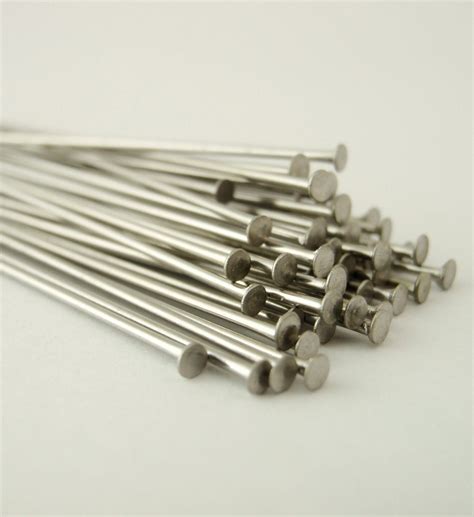 flat head pins stainless steel    gauge  pick