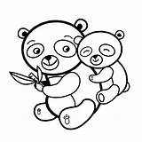 Pandabeer Printen Pandaberen Clipartmag sketch template