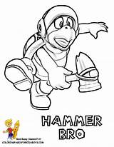 Hammer Bro Bros Kamek Waluigi sketch template