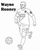 Utd Rooney Ronaldo Messi Cristiano Coloringpagesfortoddlers sketch template