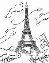 Eiffel Tower Coloring Paris Pages Drawing Printable Tour Coloringcafe Cartoon Colouring Gif Step Pdf Sheets La Getdrawings Foto Party Adult sketch template