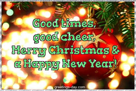 good times good cheer merry christmas happy  year