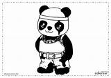 Fre Alok Baixar Panda Contract Battleground Animados sketch template