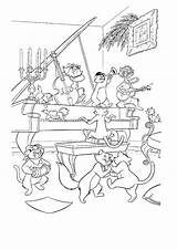 Coloring Pages Aristocats Coloringtop sketch template