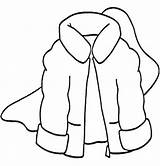Winter Coloring Jacket Pages Preschool Coats Coat Kids Coloringkidz Crafts Arts Clothes Themes sketch template