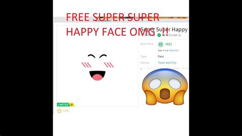 Roblox Super Super Happy Face Code Free Robux No Verify