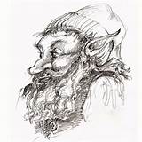 Elf Christmas Drawing Pencil Drawings Sketches Ilga Choose Board sketch template