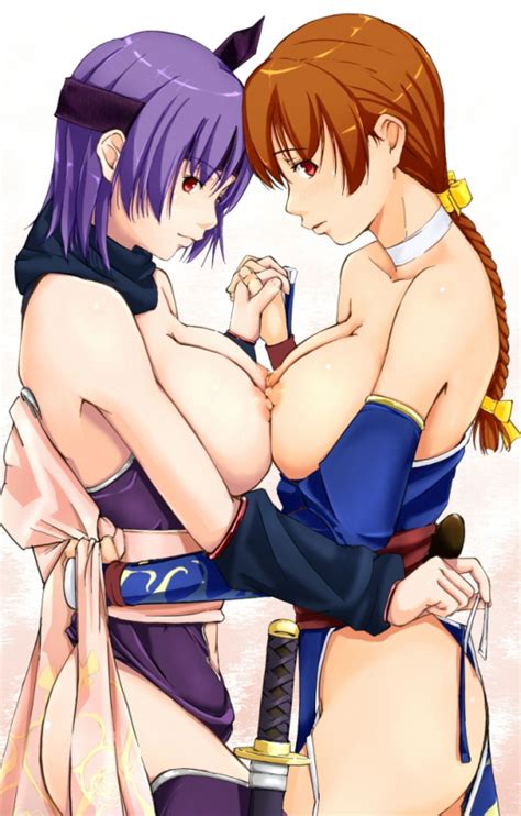 kasumi and ayane dead or alive and 2 more drawn by hawoku ishibare