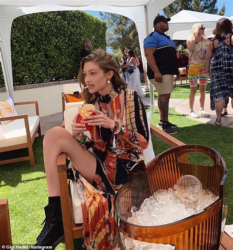 Gigi Hadid Recovers After A Fun Filled Weekend At Coachella Daily