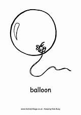 Balloons Activityvillage sketch template