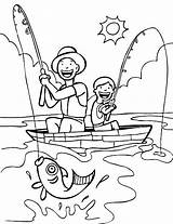 Fisherman sketch template
