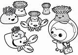 Octonauts Coloring Pages Anemone Octopod Printable Print Dashi Color Hat Party Sheets Getcolorings Kids Coloringfolder sketch template