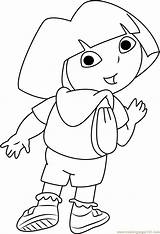 Dora Explorer Coloringpages101 sketch template