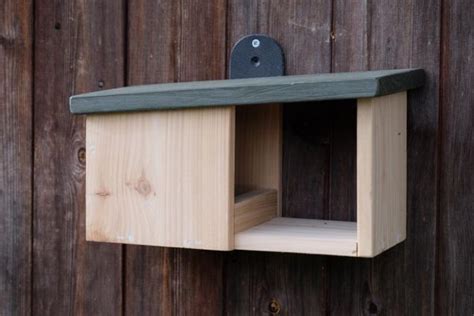wooden robin nest box  wooden bird houses homemade bird houses bird house feeder
