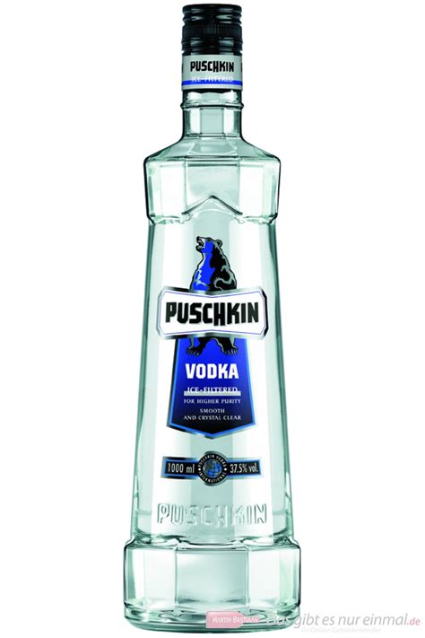 puschkin vodka    vodka flasche dasgibtesnureinmalde