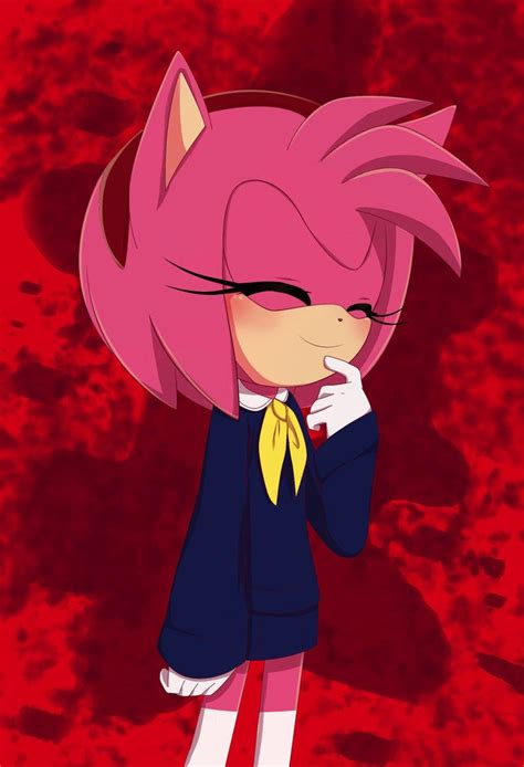 yandere mode is the best cute sweet and deadly by ni qu on deviantart sonic amy rose sonic