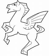 Escher Pegasus Coloring Pages Mc Drawing Printable Kleurplaat Paper sketch template