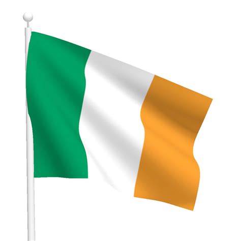 polyester ireland flag light duty flags international