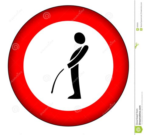 no pee sign ai format available stock vector