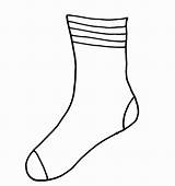 Template Sock Socks Printable Seuss Dr Outline Fox Coloring Clipart Activities Preschool Crafts Crazy Book Pages Activity Kindergarten Colouring Clip sketch template