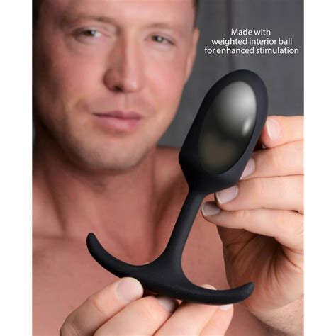 Heavy Hitters Premium Silicone Weighted Anal Plug Medium Sex Toys