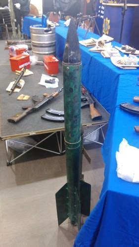homemade rocket   wexford   aiming system      damage