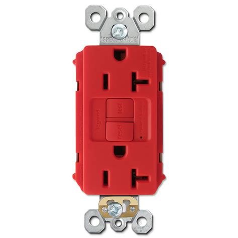 gfci protected outlet  test  red kyle switch plates