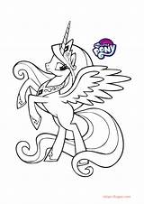 Pony Unicorn Celestia Tsgos sketch template
