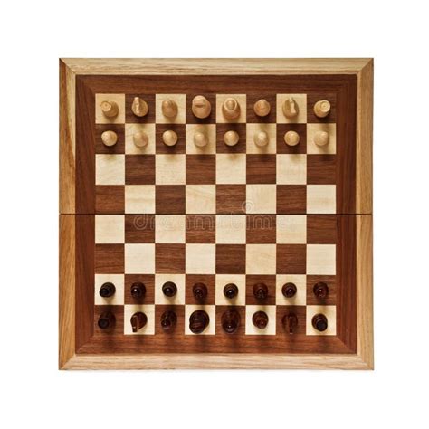 schaakbord stock foto image  pand houten lijst strijd