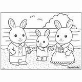 Sylvanian Families Ausmalbilder Coloriage Coloriages Lapin sketch template