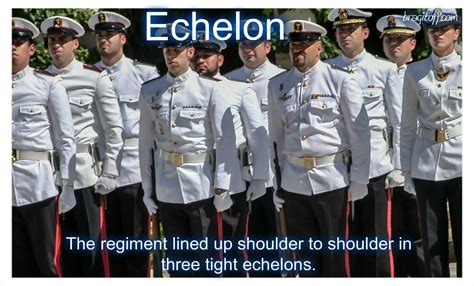 echelon image  sentence