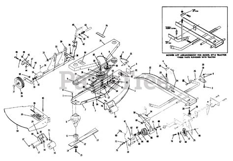 toro   toro  side discharge mower deck  parts list parts lookup  diagrams