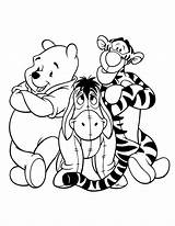 Pooh Winnie Printable Coloring Pages Color Related Posts sketch template