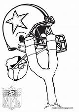 Coloring Pages Cowboys Dallas Nfl Template Print sketch template