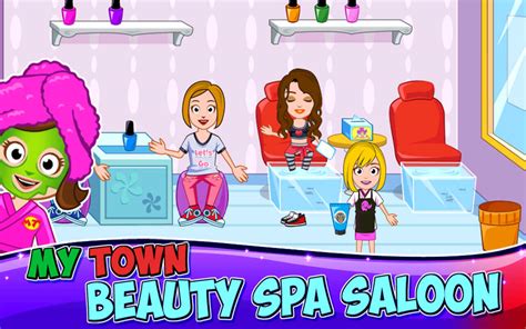 town spa beauty salon  town games
