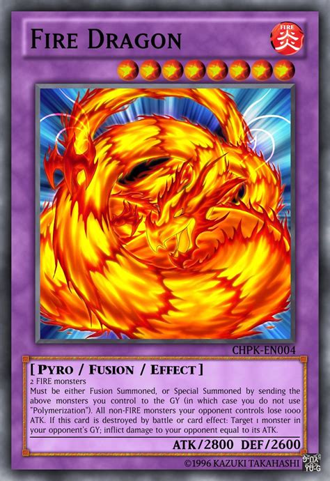 fire dragon yugioh dragon cards custom yugioh cards yugioh dragons