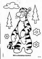 Tigger Pooh Tigre sketch template
