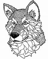 Mandala Dog Coloring Pages Adult Animal Printable Print Mandalas Relaxing Head Comments sketch template