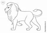 Leoni Animali Savana Portalebambini sketch template