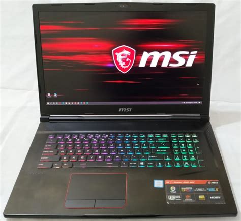 Msi Ge73 Raider Rgb 8rf Core I7 Ram 16gb Geforce 8gb Dedicated 256bit