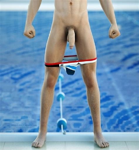 swimmer with penis pop out mega porn pics