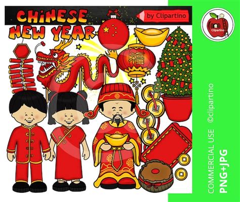 chinese  year clip art chinese holidays clip art digital etsy