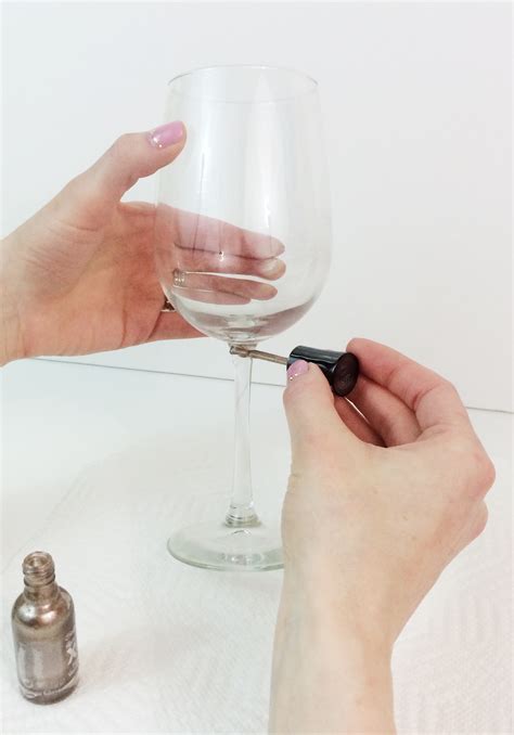 Easy Wine Glass Decorating Diy