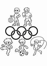 Olimpicos Imprimir Olímpicos Aros Pintando Símbolos Principales Divertirte Prepárate sketch template