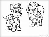 Chase Paw Patrol Pages Coloring Color sketch template