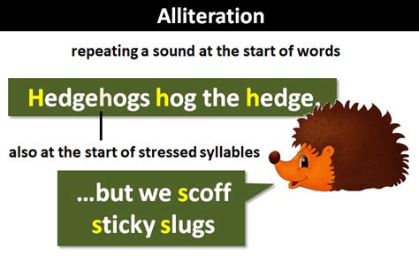 alliteration definition  examples
