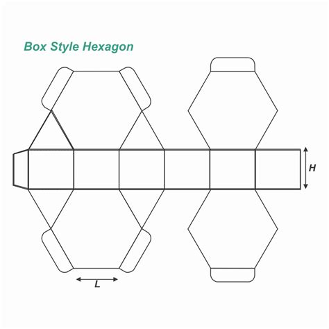 hexagon custom boxes pack