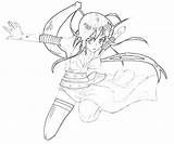 Soul Eater Tsubaki Nakatsukasa Pages Coloring Character Another Printable sketch template